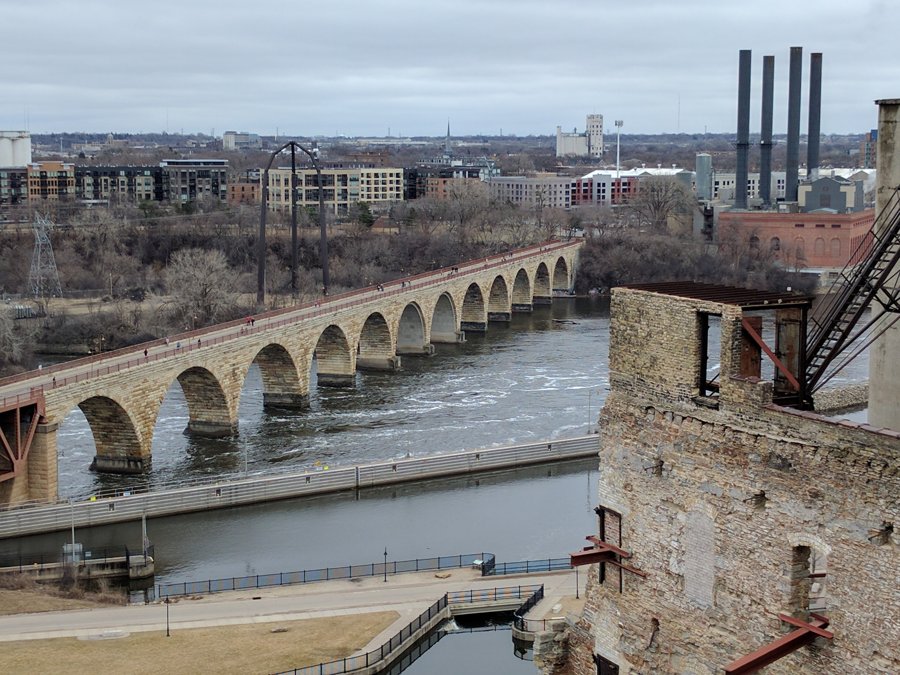 Stone Arch Bridge over the Mississippi