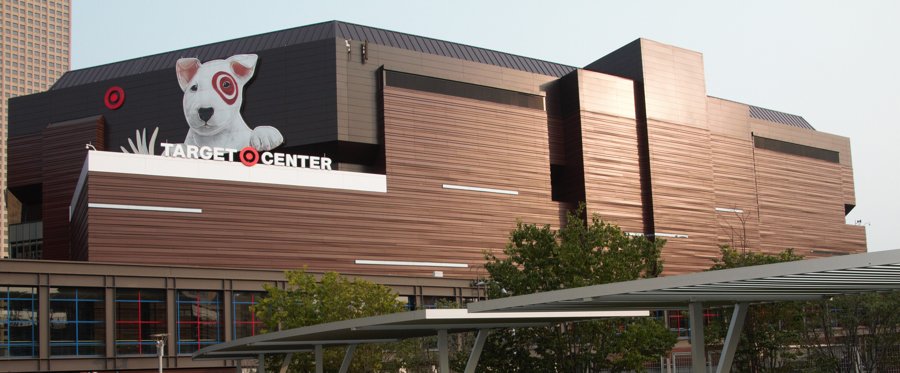 Target Center, home of the Minnesota Timberwolves